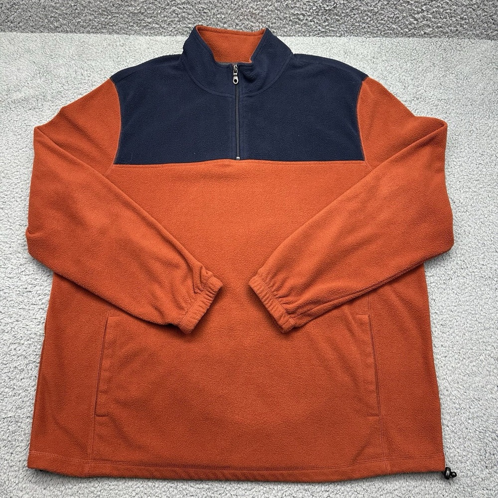 Croft & Barrow Mens Size XL Arctic Fleece 1/4 Zip Ultra Soft Pullover Jacket